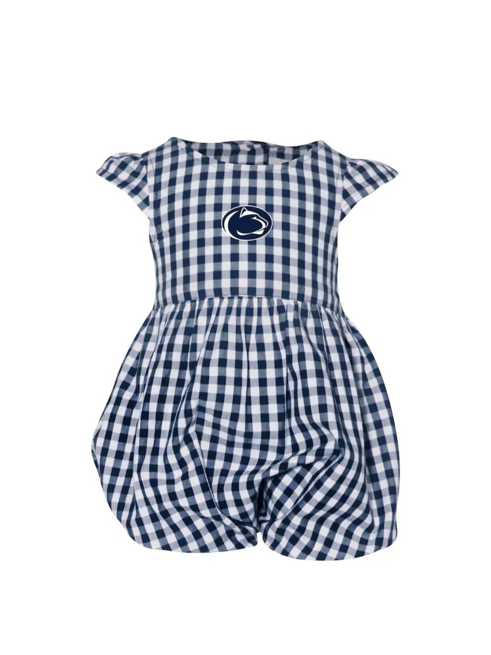 Garb | Penn State Navy Gingham Romper